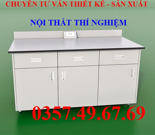 Bàn Thí Nghiệm Áp Tường 1m8 BAT-HF03