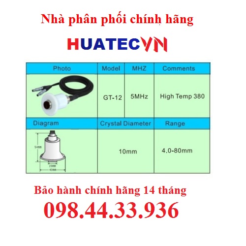Đầu dò đo độ cứng nhiệt độ cao GT-12