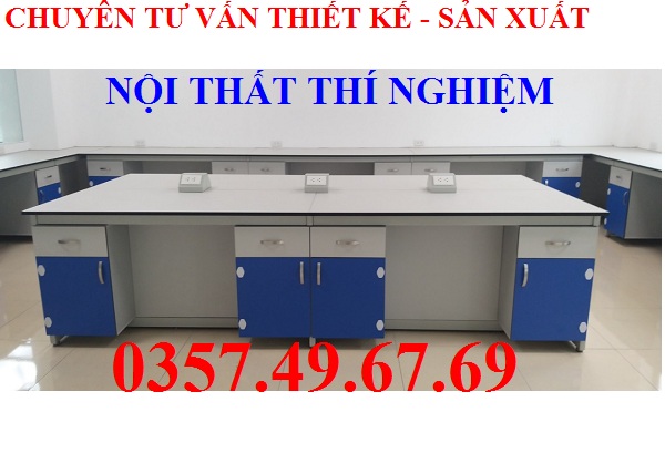 Bàn Thí Nghiệm Trung Tâm 2m4 BTN-TT-05