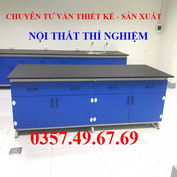 Bàn Thí Nghiệm Trung Tâm 2m4 BTN-TT-05