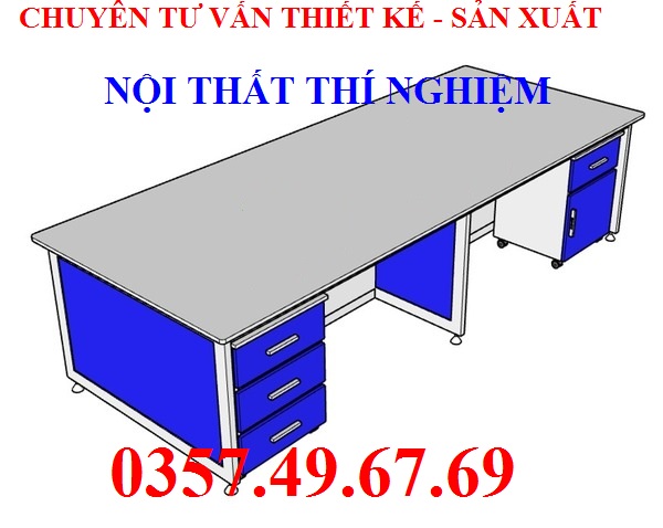 Bàn Thí Nghiệm Trung Tâm 2m4 BTN-TT-05