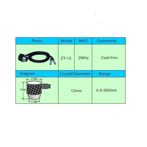 Đầu dò đo độ cứng kim loại Huatec ZT-12