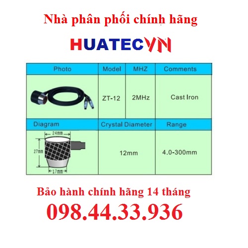 Đầu dò đo độ cứng kim loại Huatec ZT-12